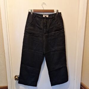 Black Wide-Leg Pants